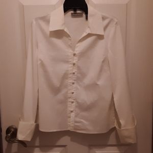 Kate Hill Cream Button Down Shirt